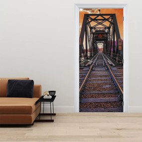 Fotótapéta ajtóra - Vasúti híd (95x205cm)
