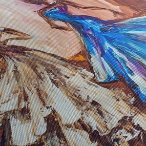 Kép - táncos, olajfestmény (90x60 cm)