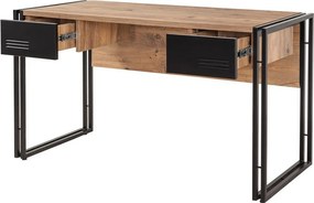 Cosmo Atlantic Pine and Black íróasztal