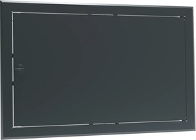 Revíziós ajtó fém fedél inst 80x30 grafit