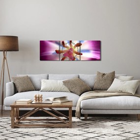 Kép - Tulipán virág részletesen (órával) (90x30 cm)