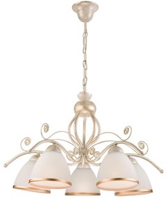 Csillár láncon RETRO II 5xE27/60W/230V