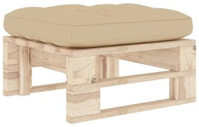 vidaXL impregnált fenyőfa kerti raklapzsámoly