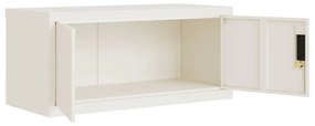 fehér acél irattartó szekrény 90 x 40 x 40 cm