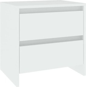 vidaXL fehér forgácslap éjjeliszekrény 45 x 34,5 x 44,5 cm