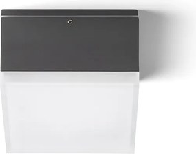 RENDL ORIN SQ mennyezeti lámpa antracit szatinált akril 230V LED 10W IP54 3000K