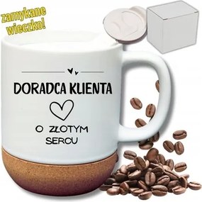 Fehér Bögre Parafa Vicces Ajándék Arany Szívű Ügyfél Tanácsadó
