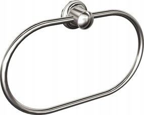 Törölközőtartó ovális Króm