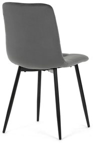 Étkezőszék garnitúra CT-281 GREY4, 4 db