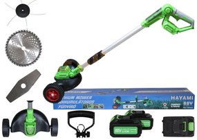 HAYAMI HA-1030 akkus szegélynyíró kerekekkel