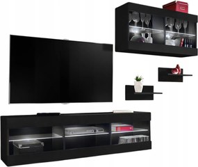 Rtv bútor szett Tivoli SET3 Fekete/Fekete