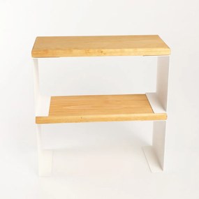 Shelves - 2 Konyhai tároló 30x14x14 Fehér N