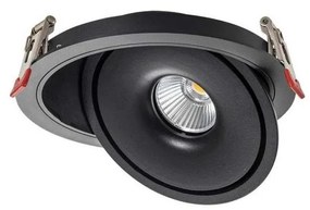 LED mennyezeti spotlámpa LED/28W/230V 3000/4000/6400K Ø20 cm fekete