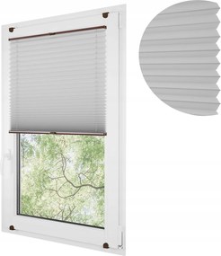 Hővédő fólia non-invazív pliszé roló 39x150 cm acél