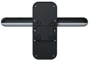 LED napelemes fali lámpa szenzorral LED/15W/3,2V 4000K/6000K IP65 fekete