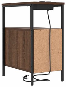 Éjjeli Szekrények 2 pcs barna tölgy 30 x 48 x 61 cm Faanyag