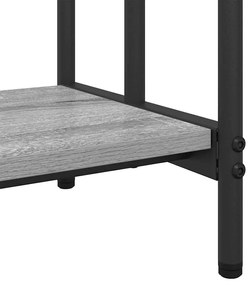 Ruhaszárító polcokkal Szürke sonoma 90 x 30 x 100.5 cm Faanyag