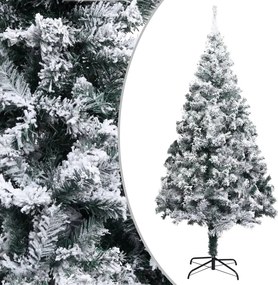 vidaXL zöld PVC műkarácsonyfa hóval 240 cm