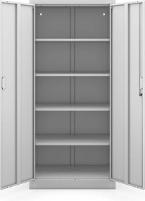 Fémszekrény JAN Compact 1750 x 800 x 400 mm, szürke