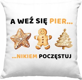 Vicces Párna Ajándék Születésnap Karácsony És A Mézeskalács...kínáld Meg