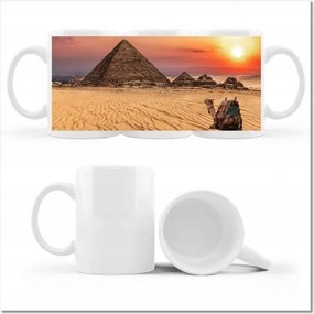 Kép bögre Menkaure piramis Egyiptom