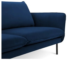 Kék bársony kanapé 200 cm Vienna – Cosmopolitan Design