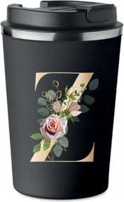 Prémium termo bögre fekete, Betűvel, Zsuzsa KT_132_cz
