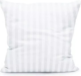 Damaszt párnahuzat 70x70 Tivoli fehér csíkos 1 cm 20cm 140 g/m2