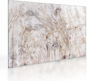 Kép - íriszek (üvegen) (70x50 cm)