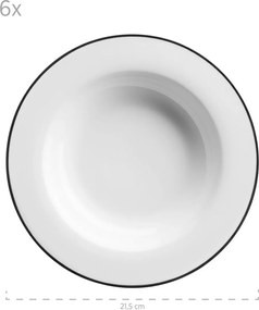 Mäser 12 darabos sekély és mély tányér szett NOLA