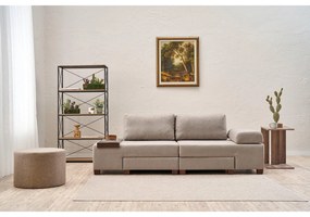 3 személyes kanapéágy Perenna Linen - Krém