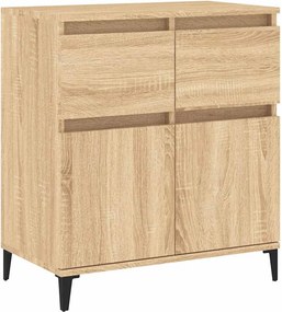 vidaXL sonoma tölgy színű szerelt fa tálalóasztal 60 x 35 x 70 cm