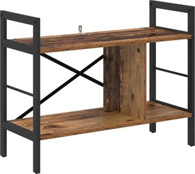 vidaXL Könyvespolc Öreg fa 75 x 30 x 58,5 cm Faanyag