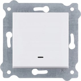 Exen Lépcsőházi Kapcsoló Led Háttérvilágítással, Fehér, 210/01E