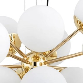 Argon 5048 - Csillár zsinóron SATELITE PLUS 15xE27/15W/230V arany