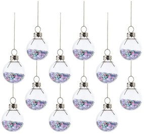 Üveg karácsonyfadísz készlet 12 db-os ø 3 cm Stars Mini – Sass &amp; Belle