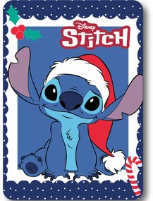 Disney Lilo és Stitch, A csillagkutya Holiday Karácsonyi polár takaró 100x140cm