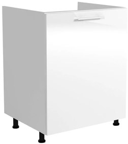 Vento dk-60/82 mosogató szekrény magasfényű fehér