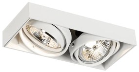 6 darabos süllyesztett spotlámpa szett fehér GU10 70mm 2-fényű keret nélküli - Oneon