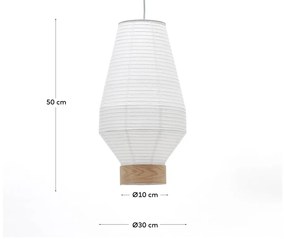 Fehér lámpabúra ø 30 cm Hila – Kave Home