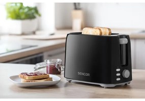 Sencor - Kenyérpirító két lyukkal 750W/230V fekete