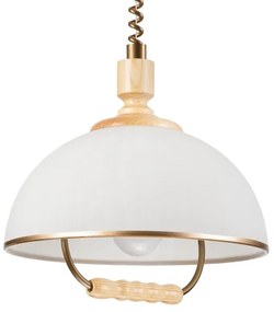 RAMONA lehúzható lámpa 1xE27/60W/230V bézs/világosbarna