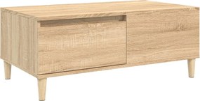 vidaXL sonoma tölgy színű szerelt fa dohányzóasztal 90 x 50 x 36,5 cm