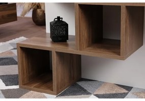 DILAY konferencia asztal 52x100 cm barna/fehér