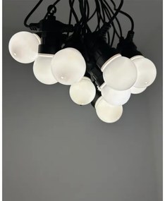 LED kültéri dekorációs fényfüzér 10xLED/0,36W/230V 4,5 m IP44 fekete