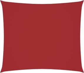 vidaXL piros téglalap alakú oxford-szövet napvitorla 2,5 x 3 m