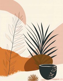 Poszter 50x65cm Harmonia Zen