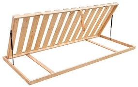 OSLO 90x200 cm oldalsó kihajtható merev lécrács