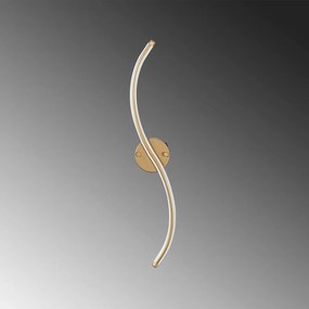 Aranyszínű LED fali lámpa Yilan – Opviq lights
