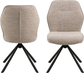 Krémszínű étkezőszék szett 2 db-os Aura – Actona